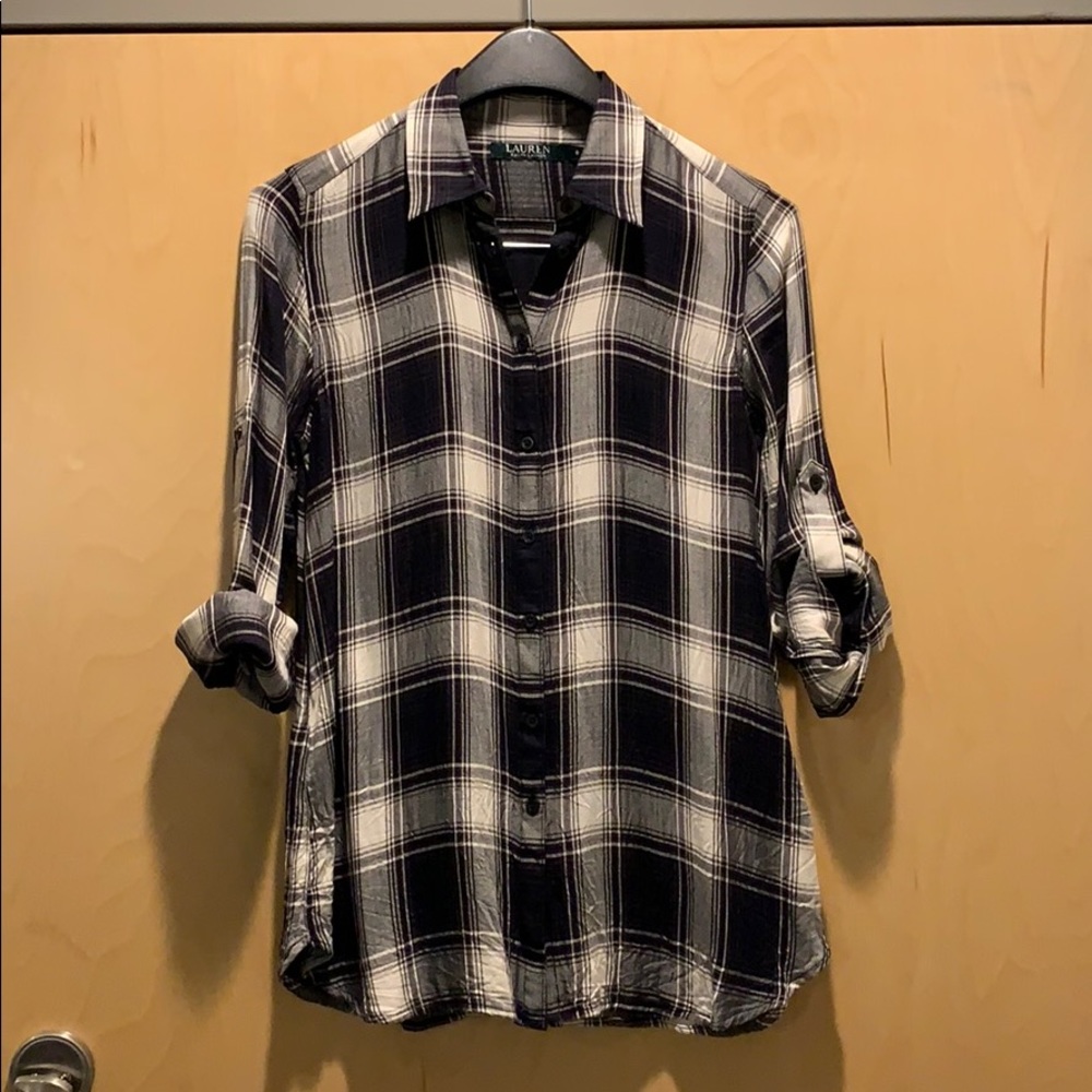 Lauren Ralph Lauren Kawena Plaid Shirt S